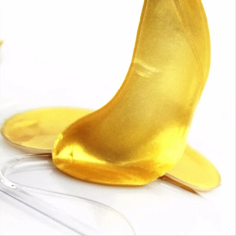 10 packs Gold Crystal Collagen Eye Mask