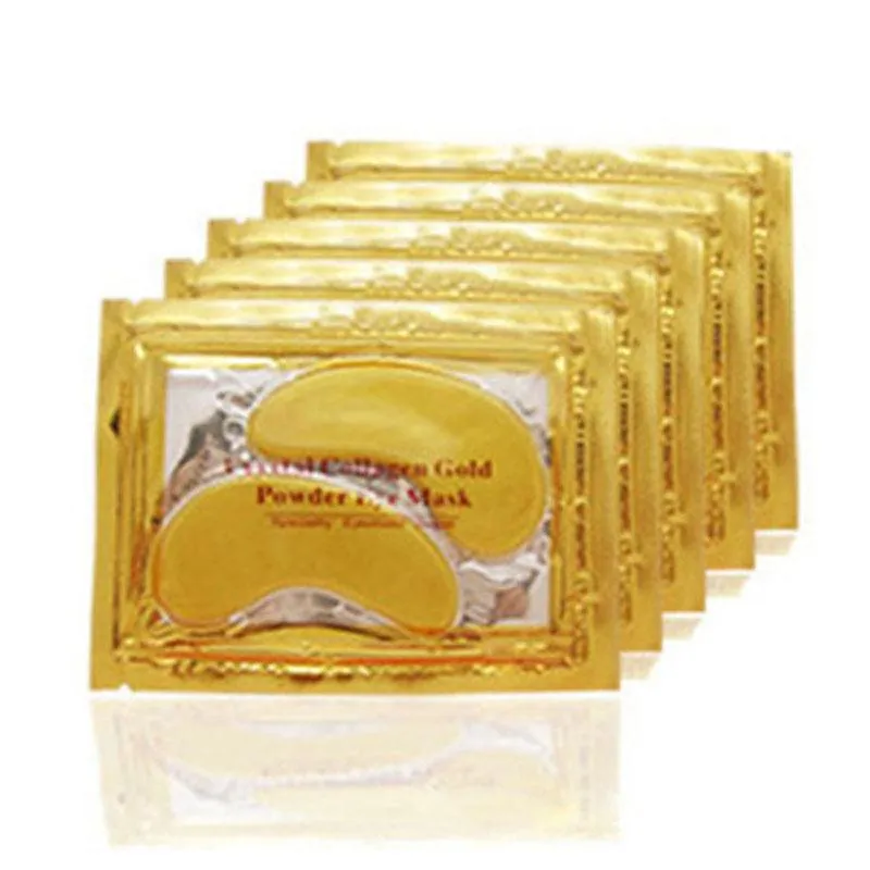 10 packs Gold Crystal Collagen Eye Mask