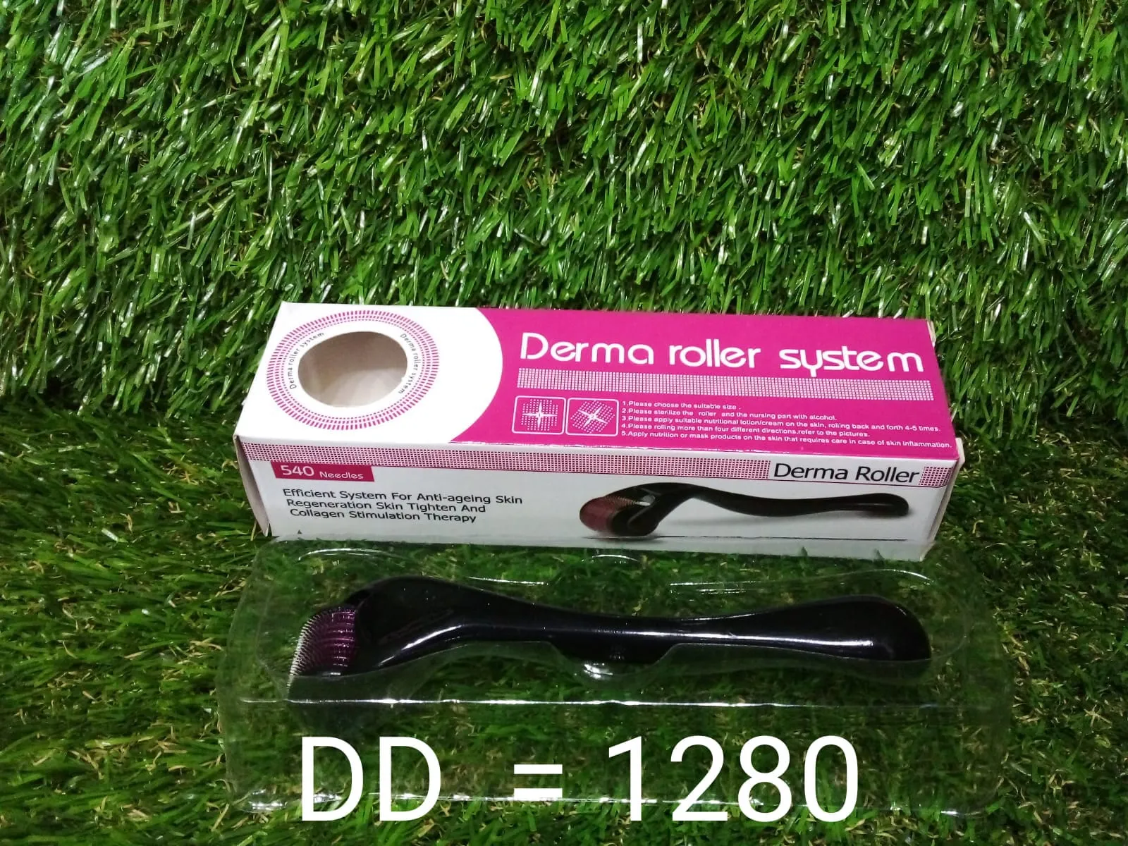 1280 Derma Roller Anti Ageing and Facial Scrubs & Polishes Scar Removal Hair Regrowth