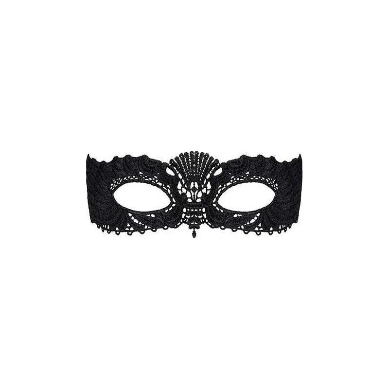 A700 Black Mask with Ribbon Tie