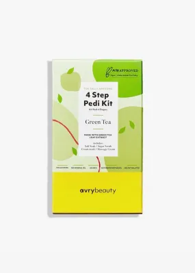 Avry Beauty  4 Step Pedi Kit - Green Tea