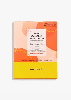 Avry Beauty Gel-Ohh Pedi 5 Step Kit - Champagne Hour