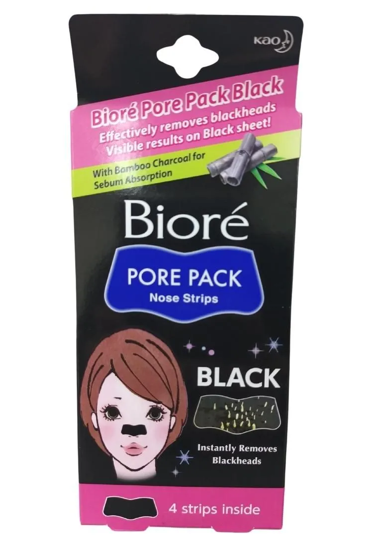 Biore Pore Pack Women Black 4 Strips