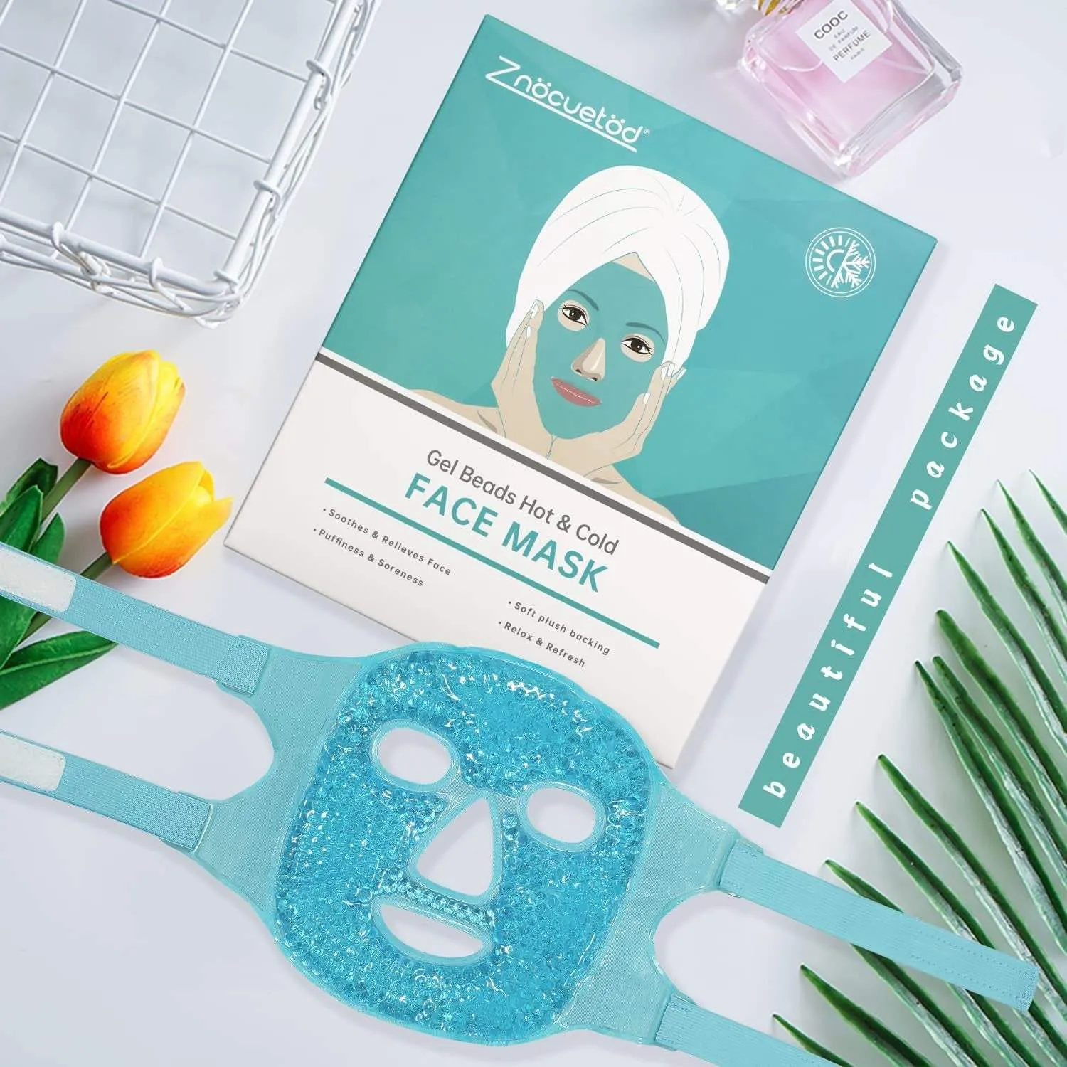 Cold Face Eye Mask Ice Pack Reduce Face Puff