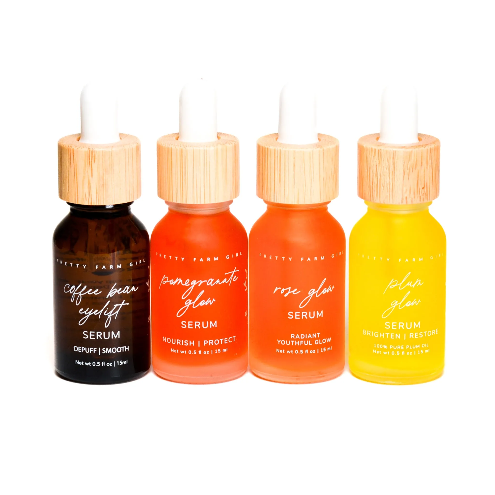 Daily Glow Serum Bundle Organic Pressed Nourishing Serums