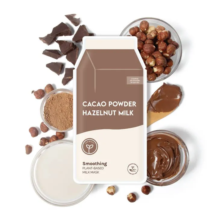 ESW Beauty Cacao Powder Hazelnut Milk Smoothing Plant-Based Milk Mask