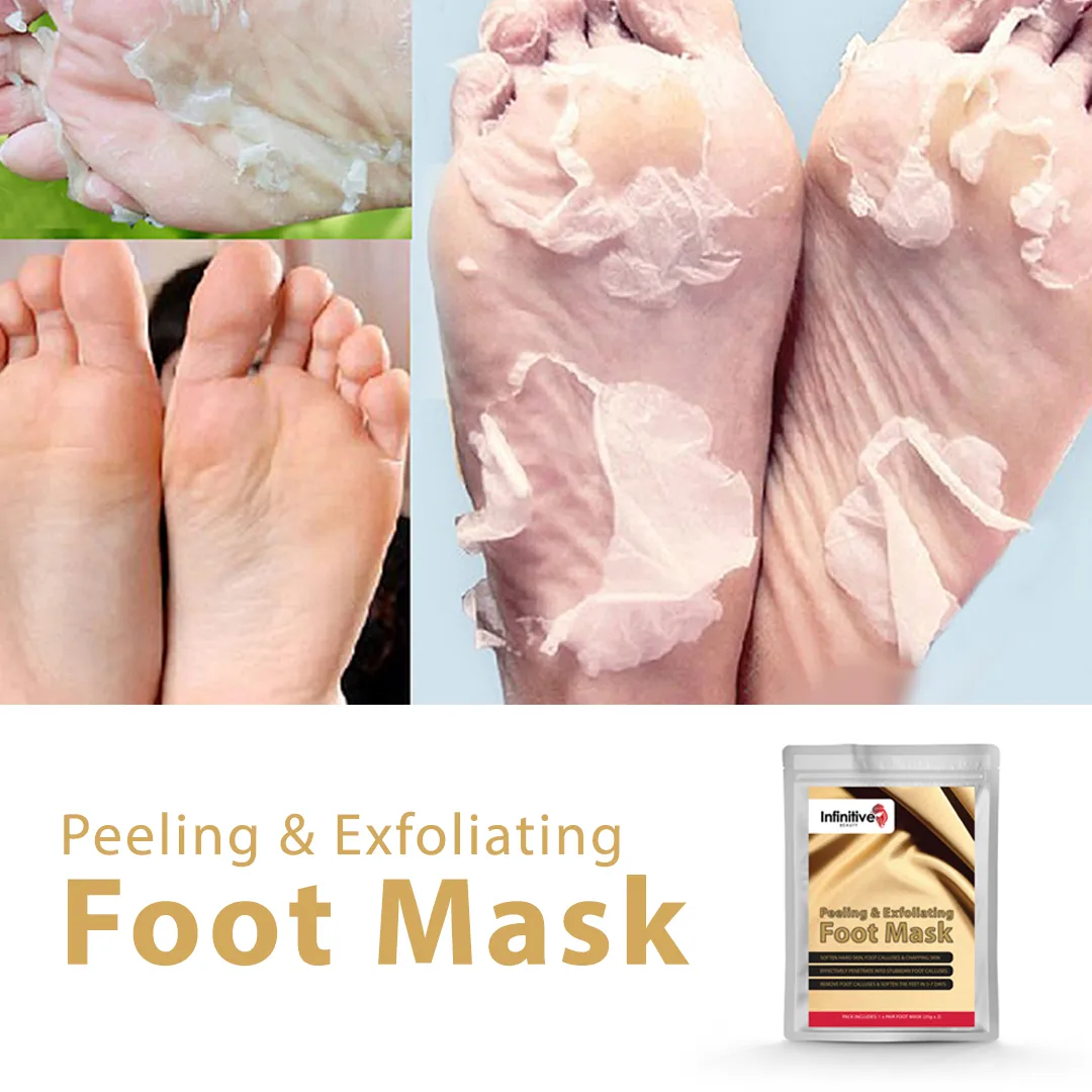 Exfoliating & Moisturising Foot Mask Collection - 3 Packs