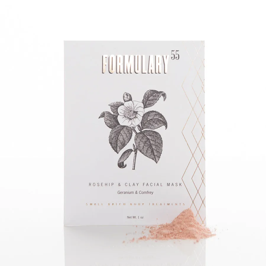 Face Mask Botanical Treatment - ROSEHIP & CLAY