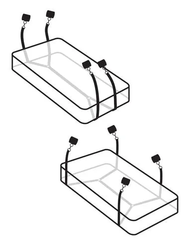 Fetish Fantasy Limited Edition Wraparound Mattress Restraints