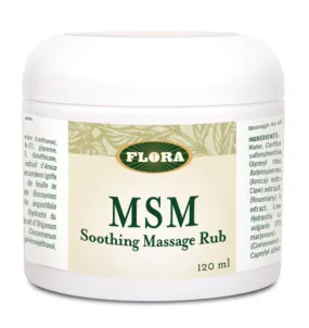 Flora MSM Natural Muscle Rub (120ml)