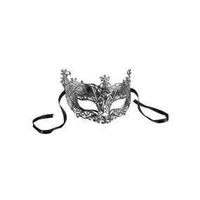 Halloween Silver Filigree Mask