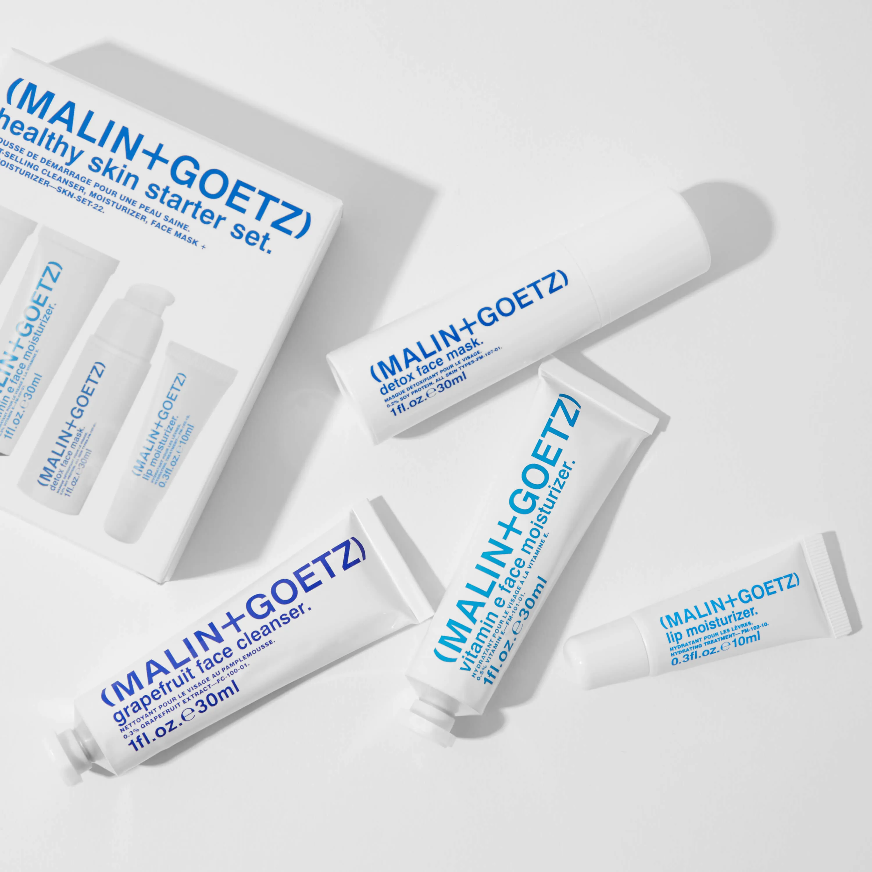 Healthy Skin Starter Set - 4 Minis | Face & Lips | by Malin Goetz