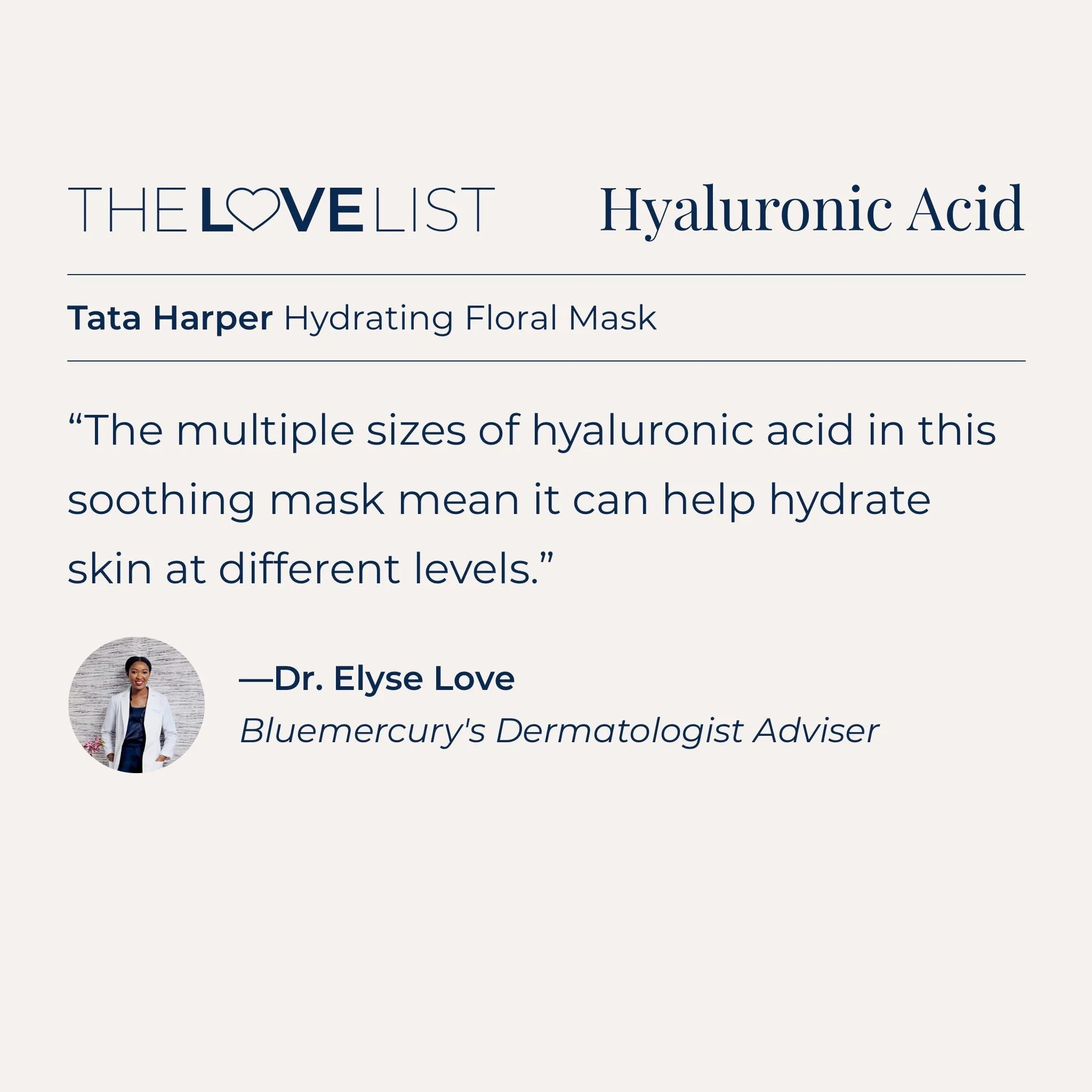 Hydrating Floral Mask