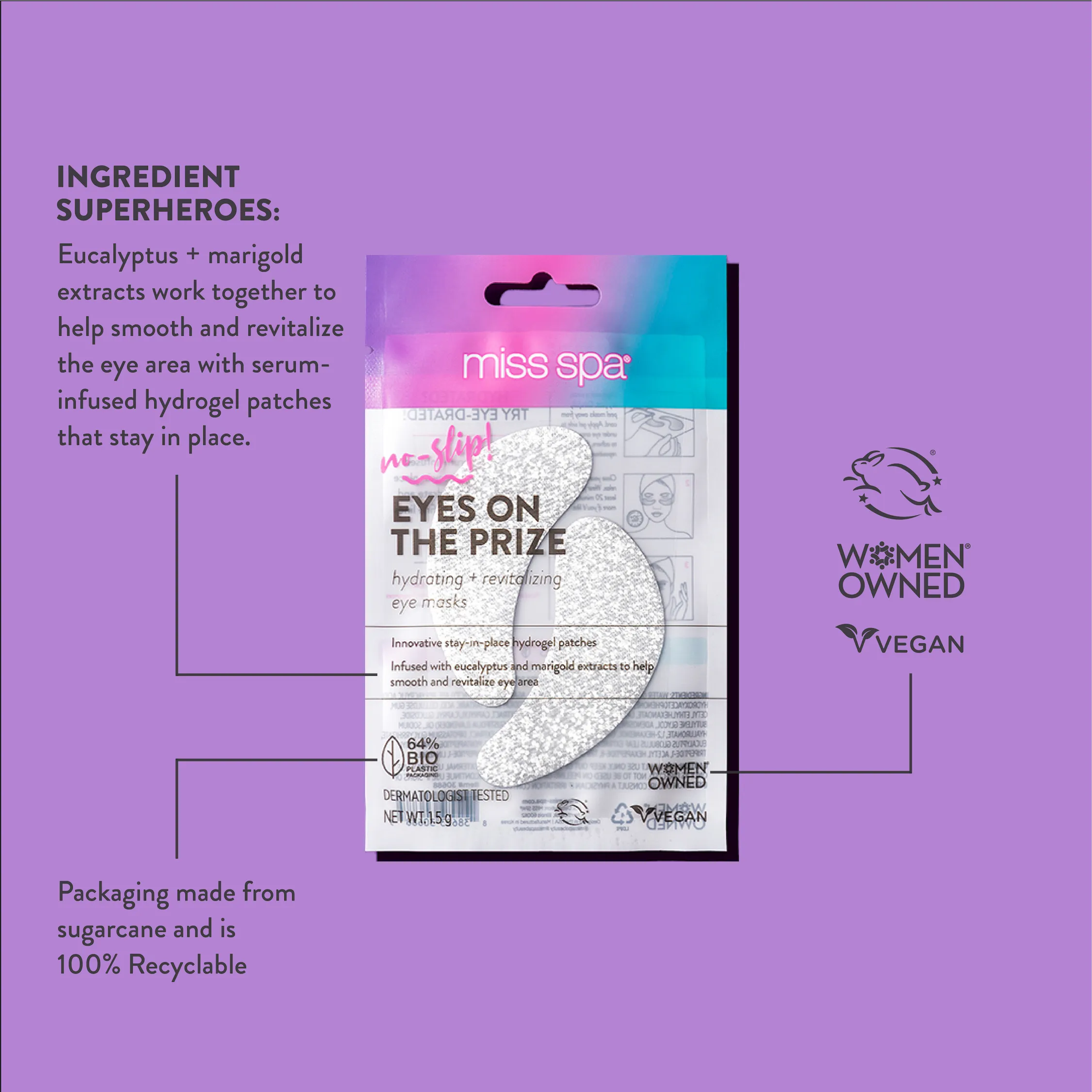 Hydrating   Revitalizing Under Eye Mask 4 Pack