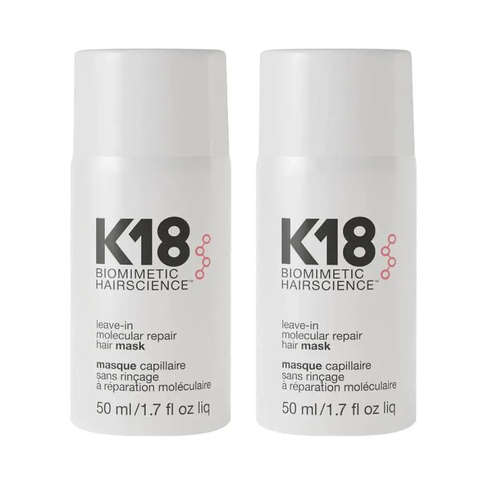 K18 Leave-In Molecular Repair Hair Mask 2 x 50ml