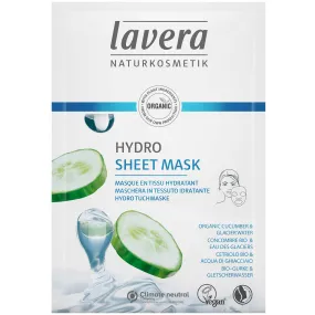 Lavera Hydro Sheet Mask - Organic Cucumber & Glacier Water