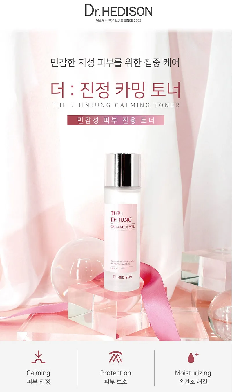 Made in Korea Dr.HEDISON THE:JINJUNG CALMING TONER 100ml 100ml