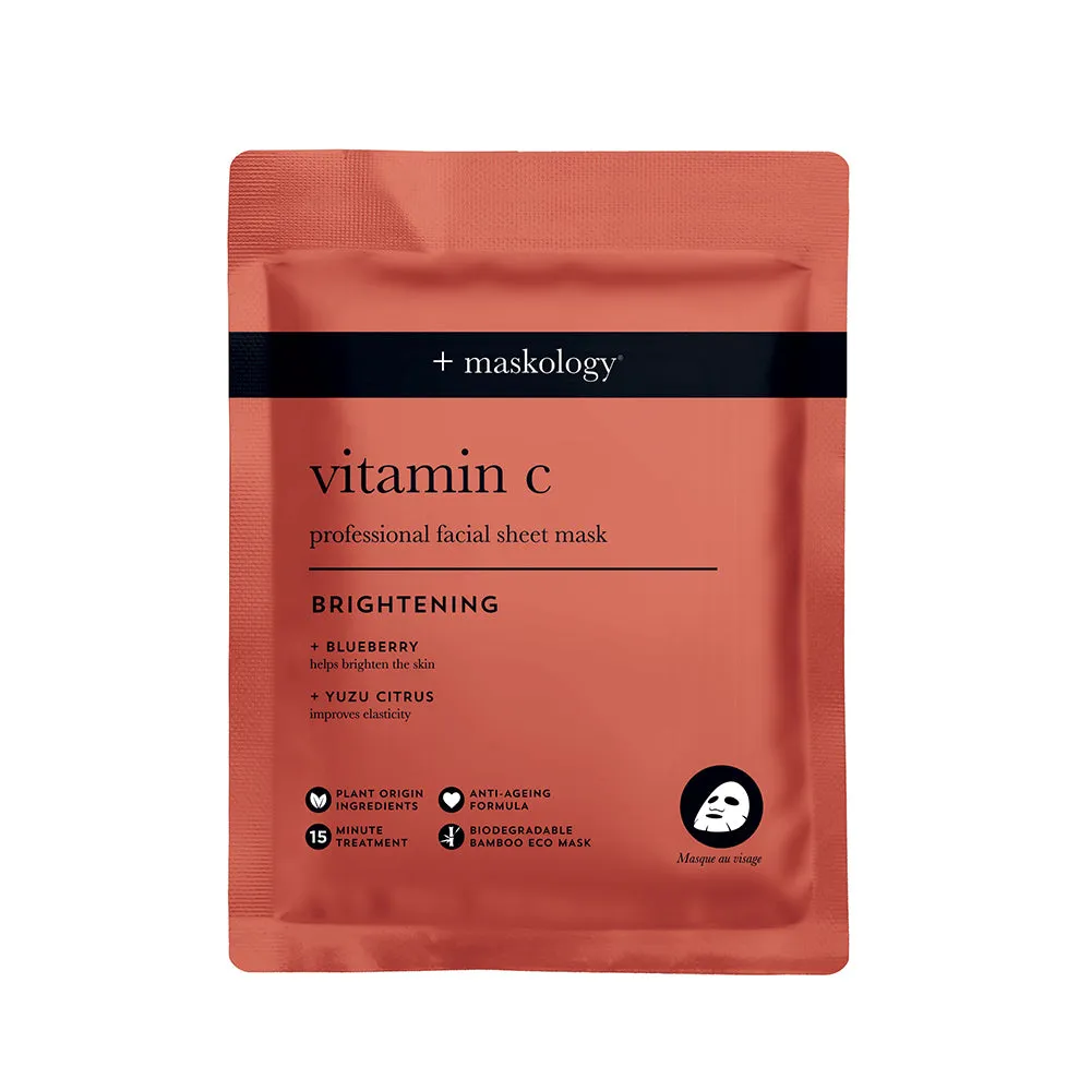 Maskology Vitamin C Professional Face Sheet Mask - 22ml