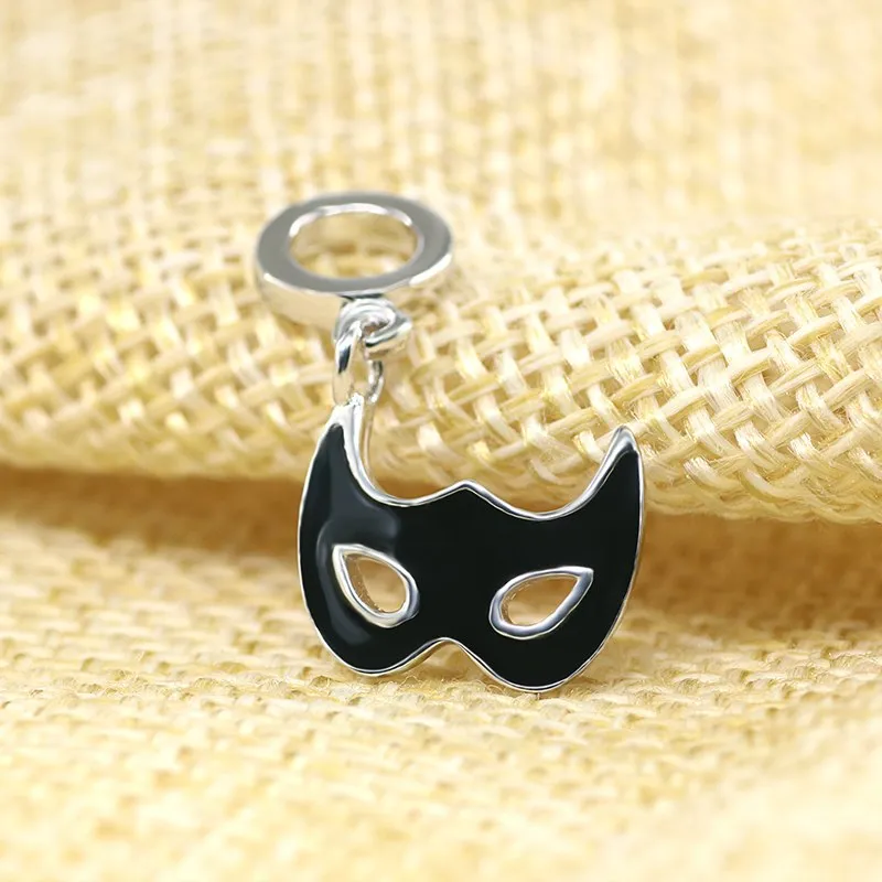 Masquerade Mask Charm 925 Sterling Silver