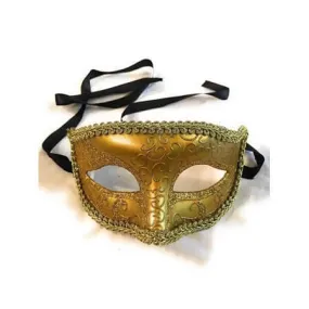 Metallic Mask Male - Gold