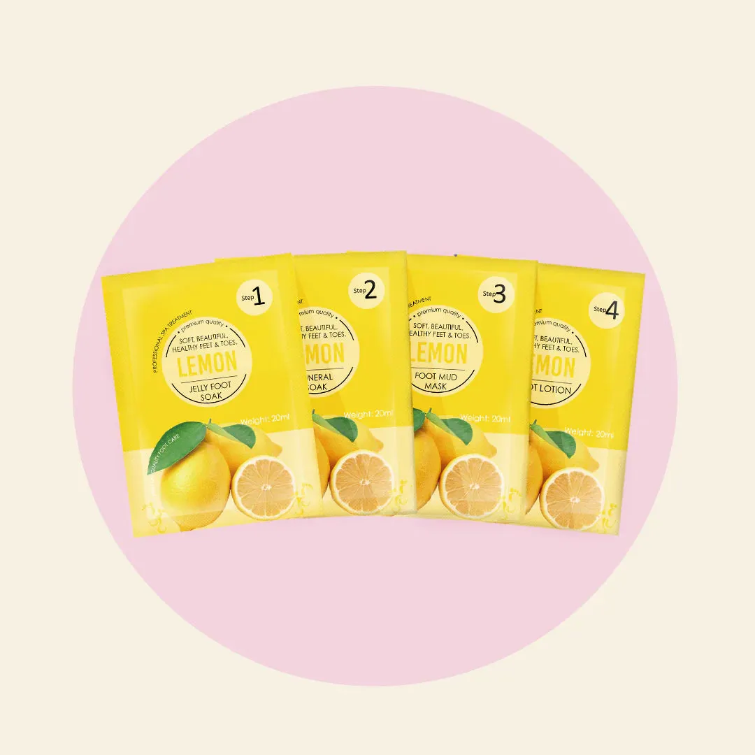 Mitty 4 Step Pedi Kit - Lemon