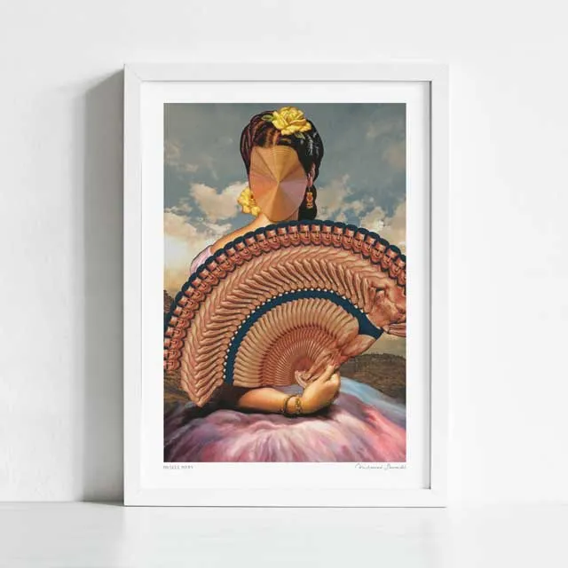 'Muscle Mary' Art Print by Vertigo Artography