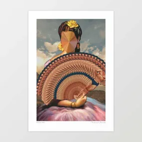 'Muscle Mary' Art Print by Vertigo Artography