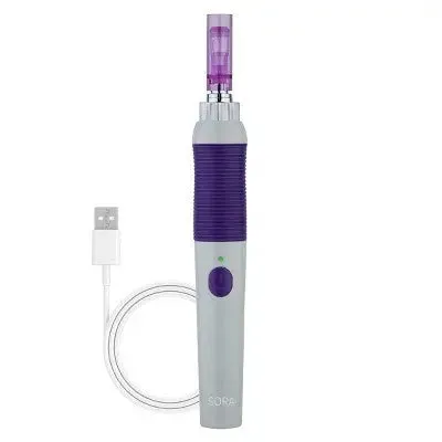 New - Spa Sciences Sora Electric Microneedle Roller Derma Pen System - Cordless Version - 0.25 - 2.0mm