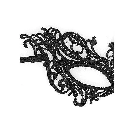 Ouch! Lace Eye-Mask Royal Black