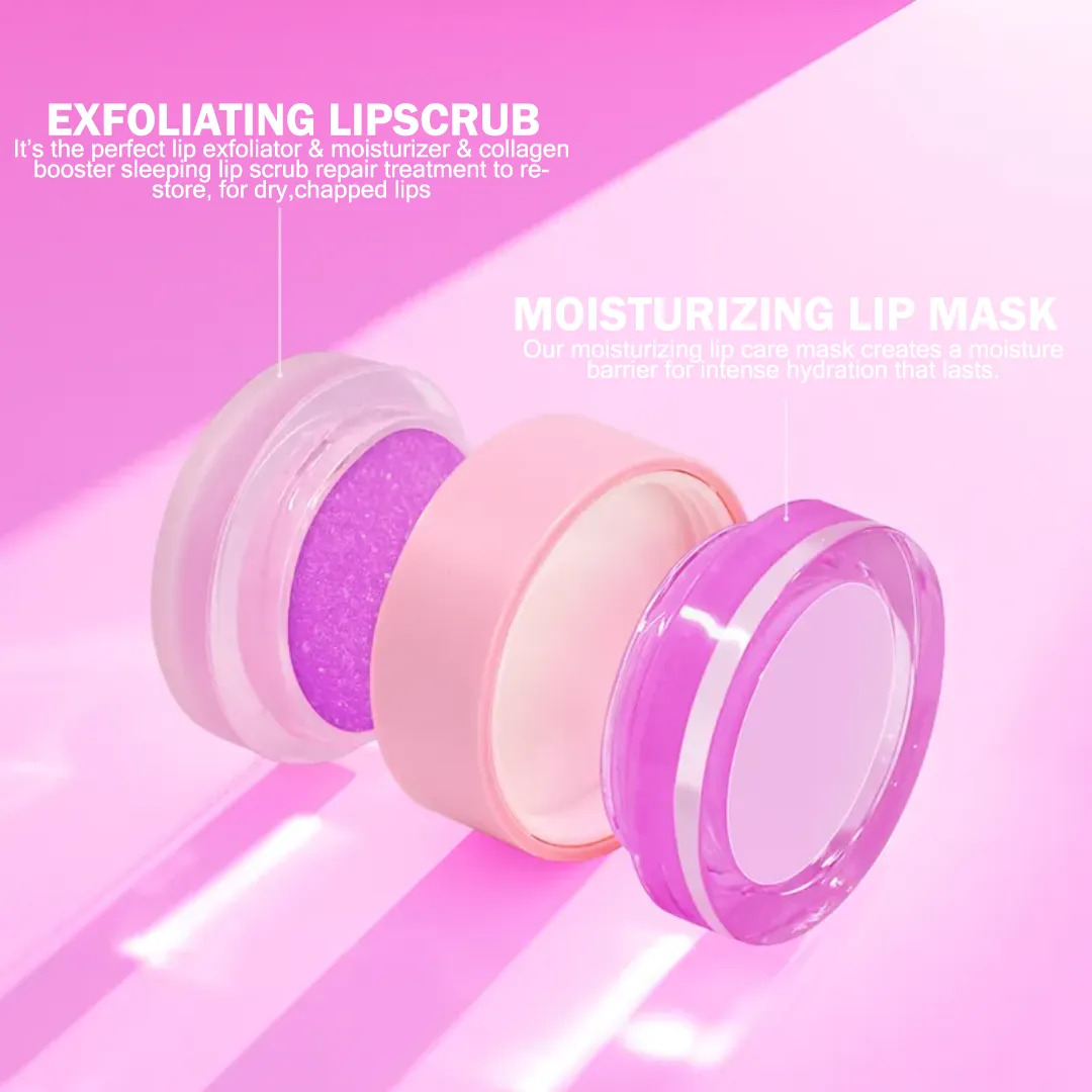 Overnight Lip Mask & Lip Scrub-Grape