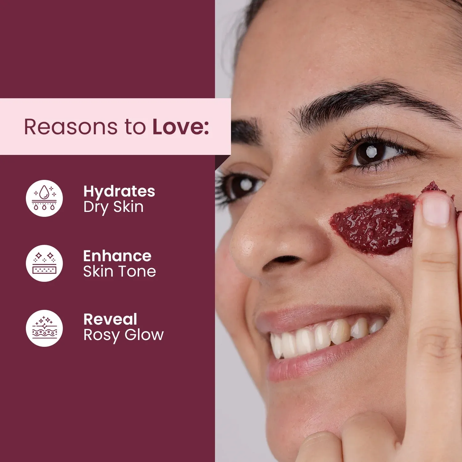 Rose & Beetroot Face Mask