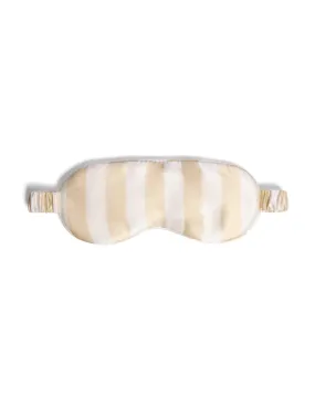 Silk Eyemask - Biscotti Stripes