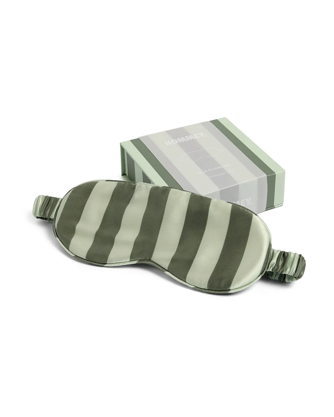 Silk Eyemask - Wasabi Stripes