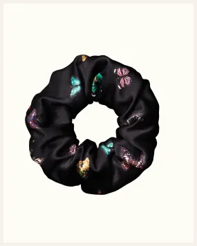 Silk Scrunchie small | Columba Black