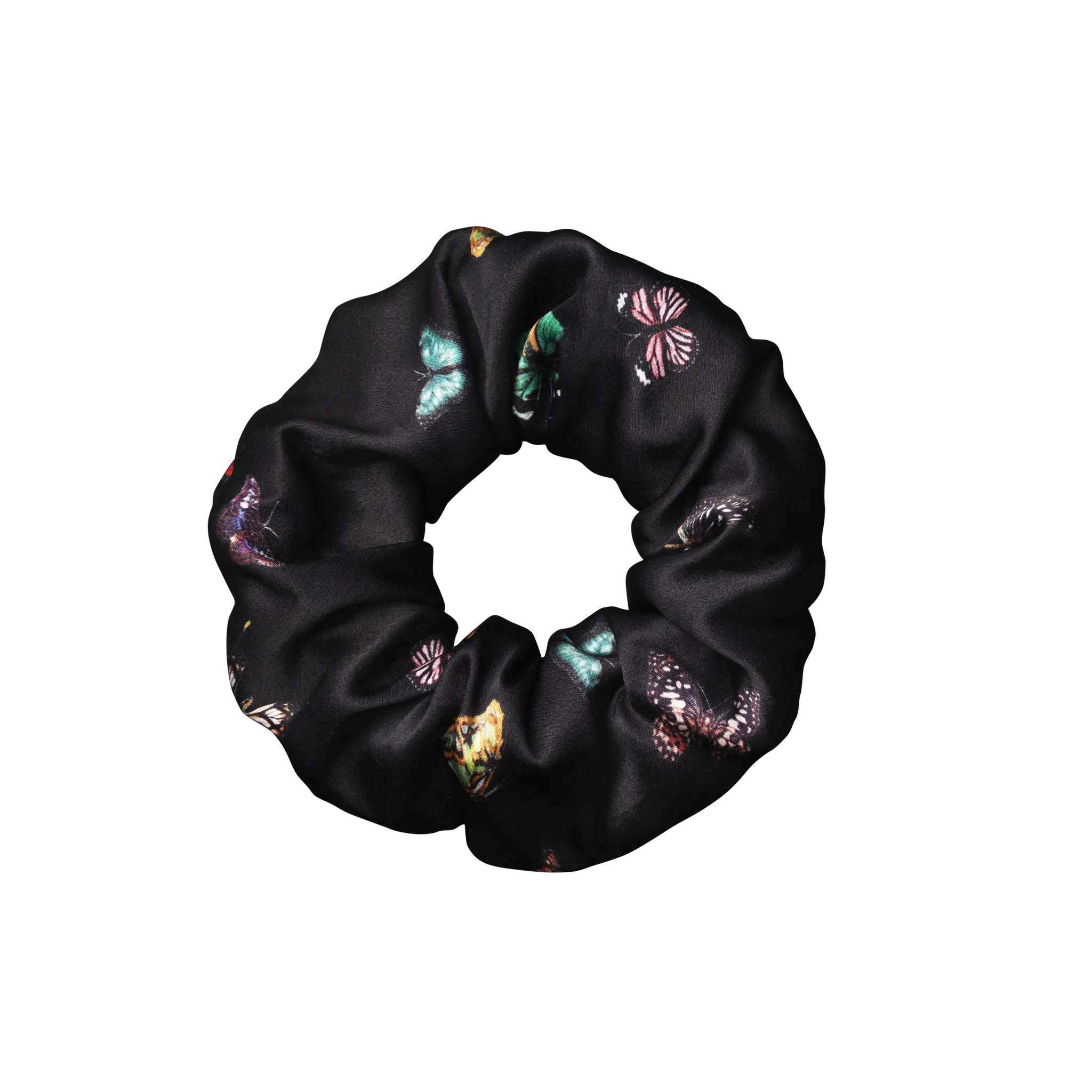 Silk Scrunchie small | Columba Black