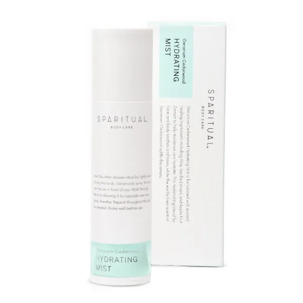 Sparitual Geranium Cedarwood Hydrating Mist 118 ML