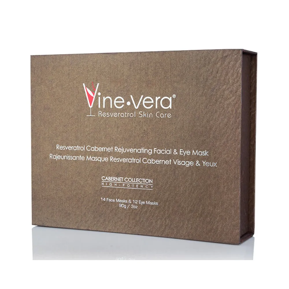 Vine Vera Cabernet Rejuvenation Facial & Eye Mask Pack