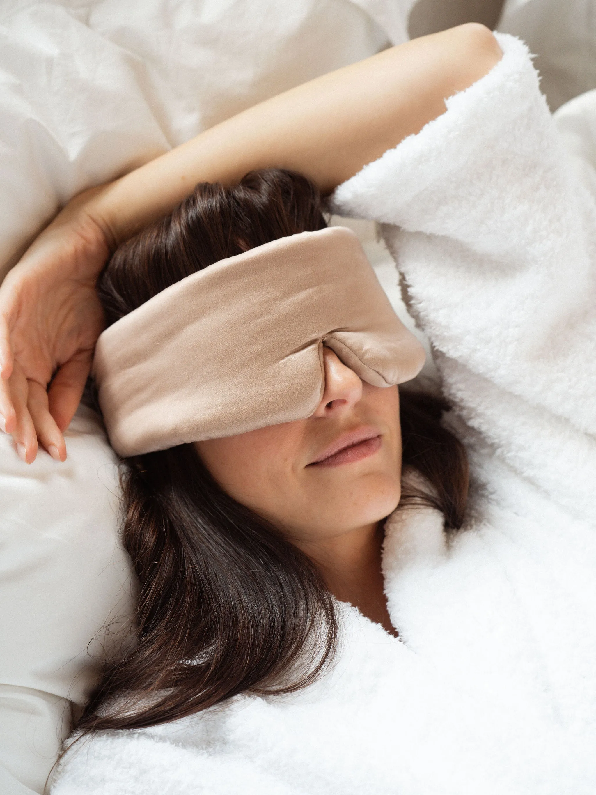 Washable Silk Sleep Mask | Otium Tan